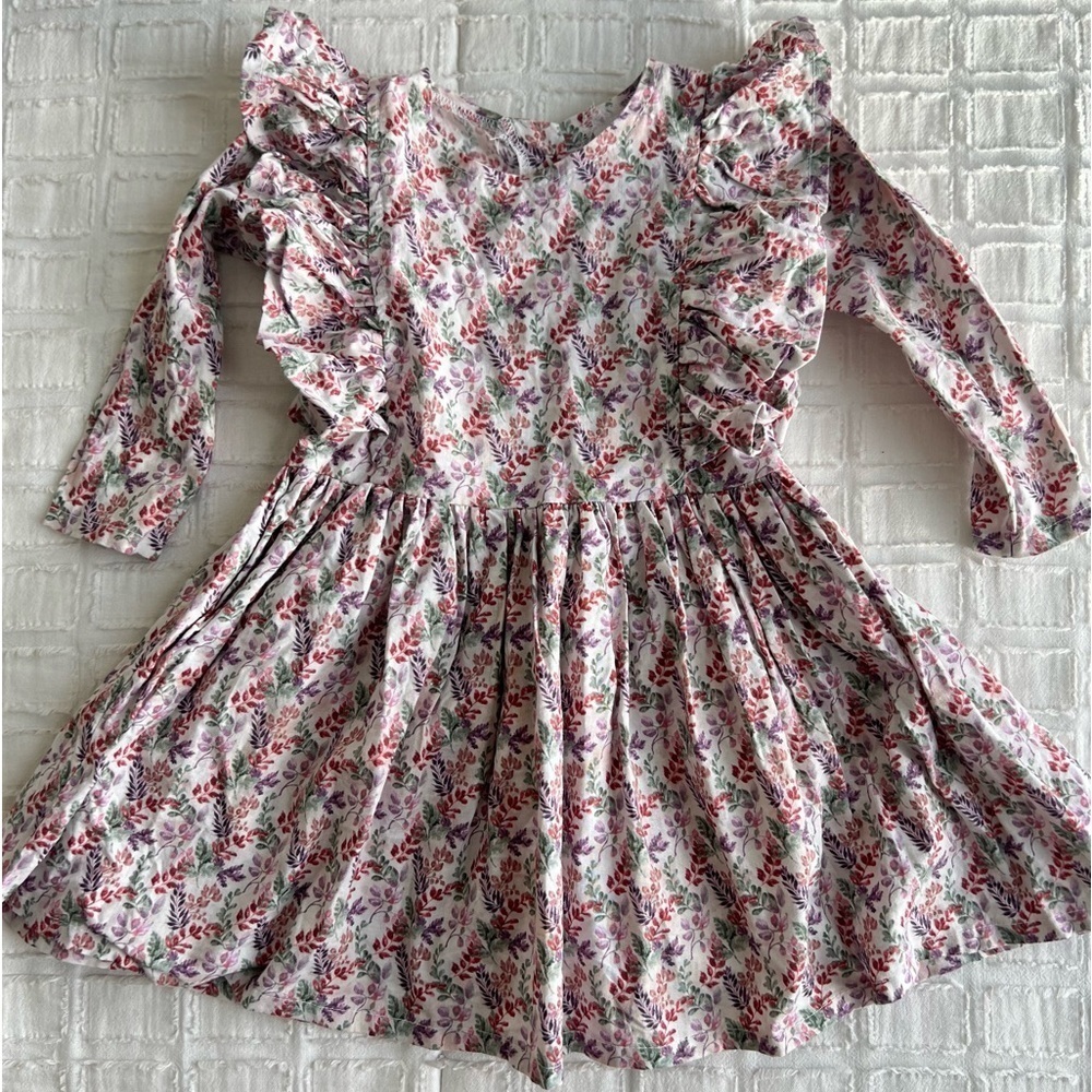 Sadie Then TY Vintage Modern Childrens Clothing Girls Dress Ruffles Size 2-3yr